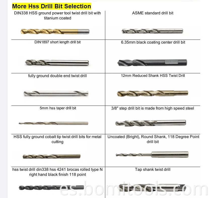 Titanium HSS Drill Bit Set 